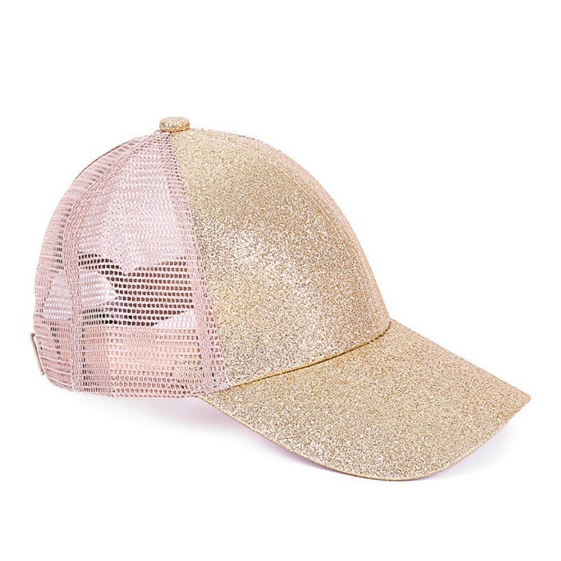 Kinderen Paardenstaart Baseball Cap Zomer Zonnehoed Outdoor Sport Mesh Cap