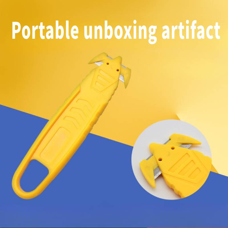 10/5/3/1Pc Safety Box Cutter Utility Mes Dubbelzijdig Mes Kartonnen Pakket Tape House Office Security Mes Tools