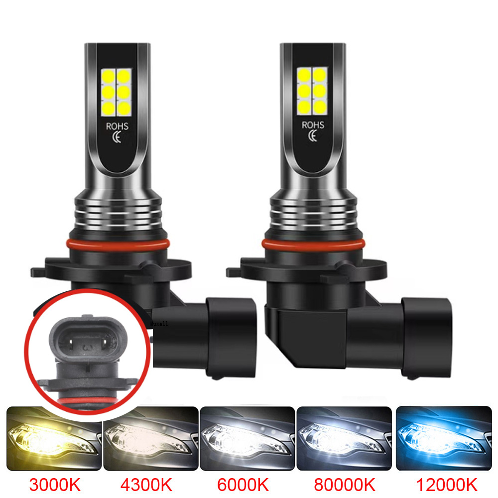 2 Stuks 9005 9006 Led Koplamp H11 H8 H9 H10 H1 H3 Auto Mistlampen Drl H4 H7 Auto Rijden Running lampen 6000K 8000LM 80W 12V