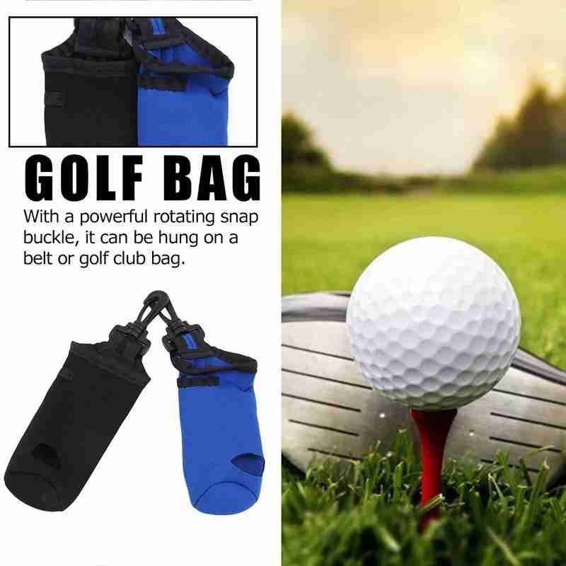 1pc golfbag bærbar liten holder som bærer lagring utendørs sak svivel belte midjeunderholdning med klips  f6 c 9