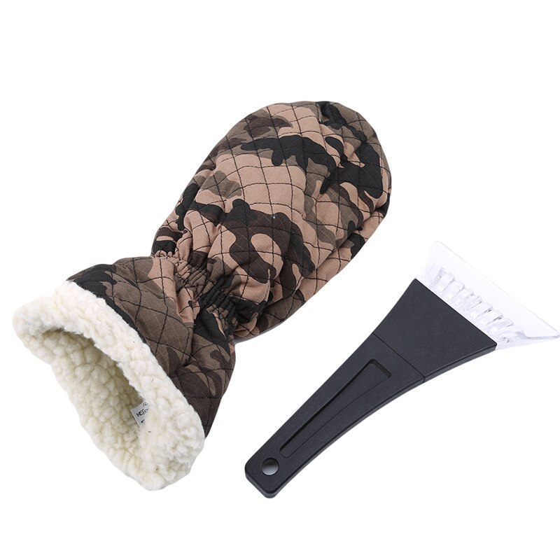 Camouflage hiver voiture dégivrage dégivrage déneigement pelle gants outil Urgent et de