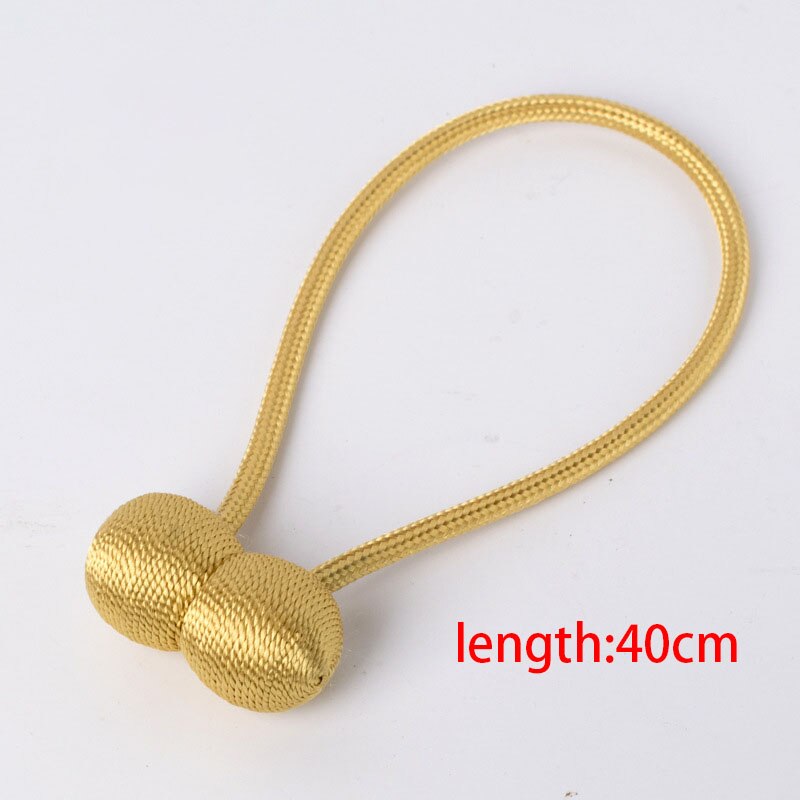 2 Stuks Magnetische Gordijn Gesp Creatieve Polyester Bal Gordijn Tiebacks Vastzetmogelijkheden Terugloopsper Gesp Gordijn Decor Clips Accessoire