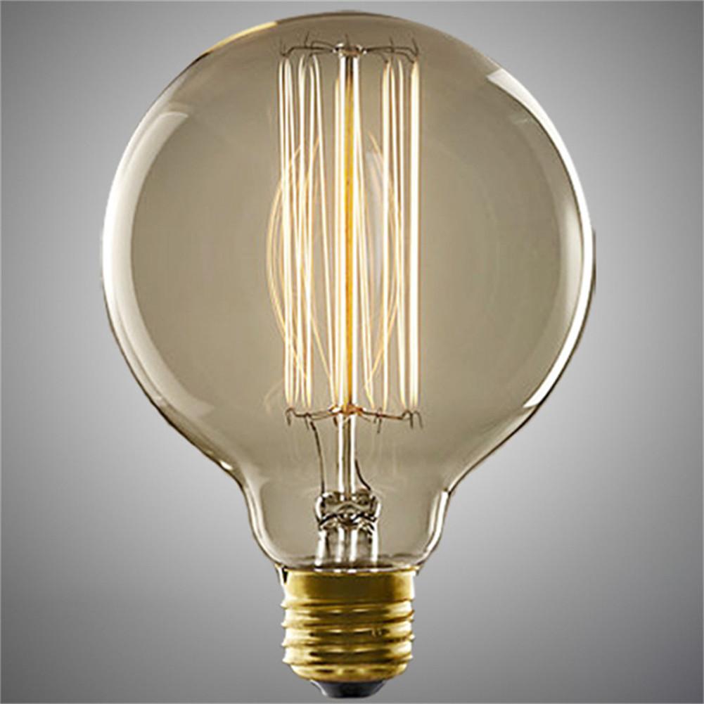 220V E27 Lamp Bulb 40W Retro Edison Bulb Beautiful Light Bulb with Good Light Transmittance Warm White