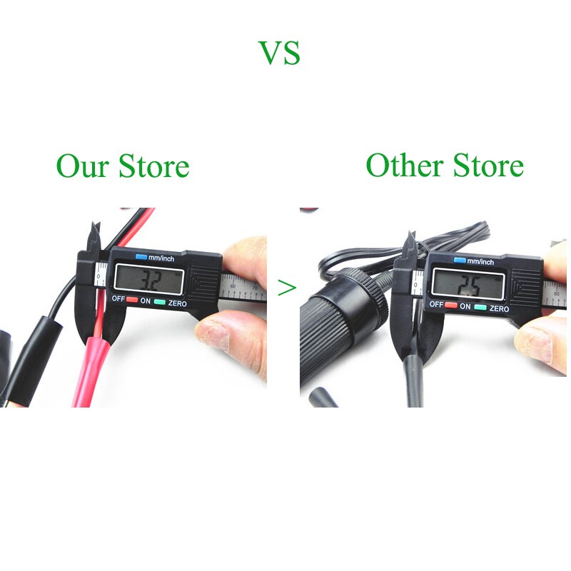 Auto Batterij Terminal Clip-On Sigarettenaansteker Stopcontact Adapter 12V Camping Xmas Power Adapter Splitter Auto-styling