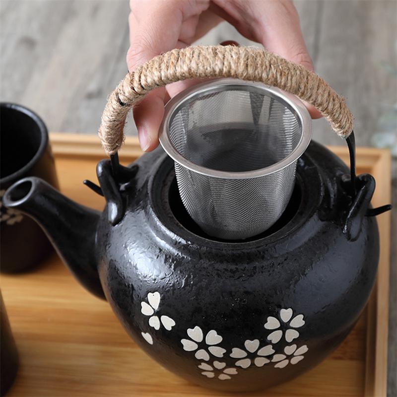 6pcs Stainless Steel Tea Strainer Tea Infuser Stainless Steel Tea Pot Accessories Teapot Tea Partition Net And Tea Leakage Net