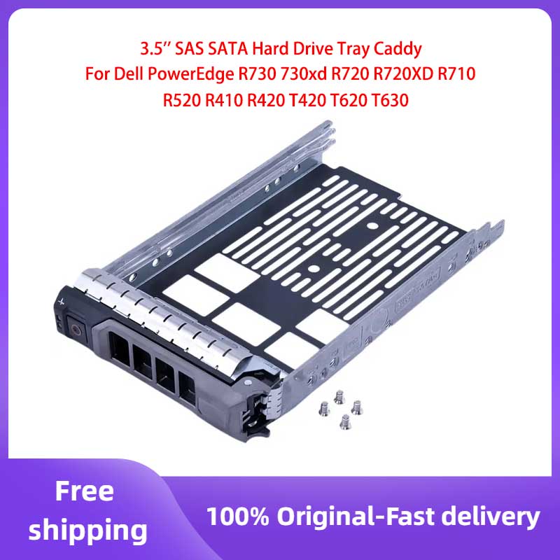 3.5 ''SAS SATA Harde Schijf Lade Caddy voor Dell PowerEdge R730 730xd R720 R720XD R710 R520 R410 R420 T420 T620 T630 058CWC 0KG1CH