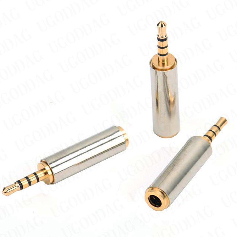 3.5mm to 2.5mm 2.5 mm to 3.5 mm adapter omvandlare stereoljud hörlursuttag