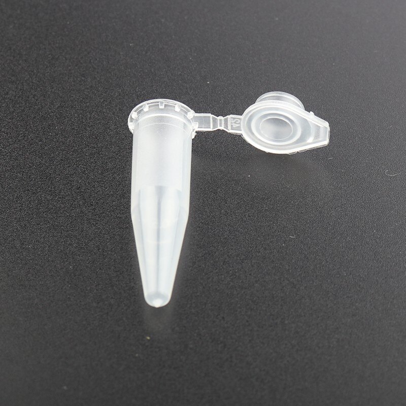 50 stk 10*41mm 1.5ml mini plastikflasker beholder hjemmeopbevaring gennemsigtige små flasker prc rør hjemmehave opbevaringshætteglas