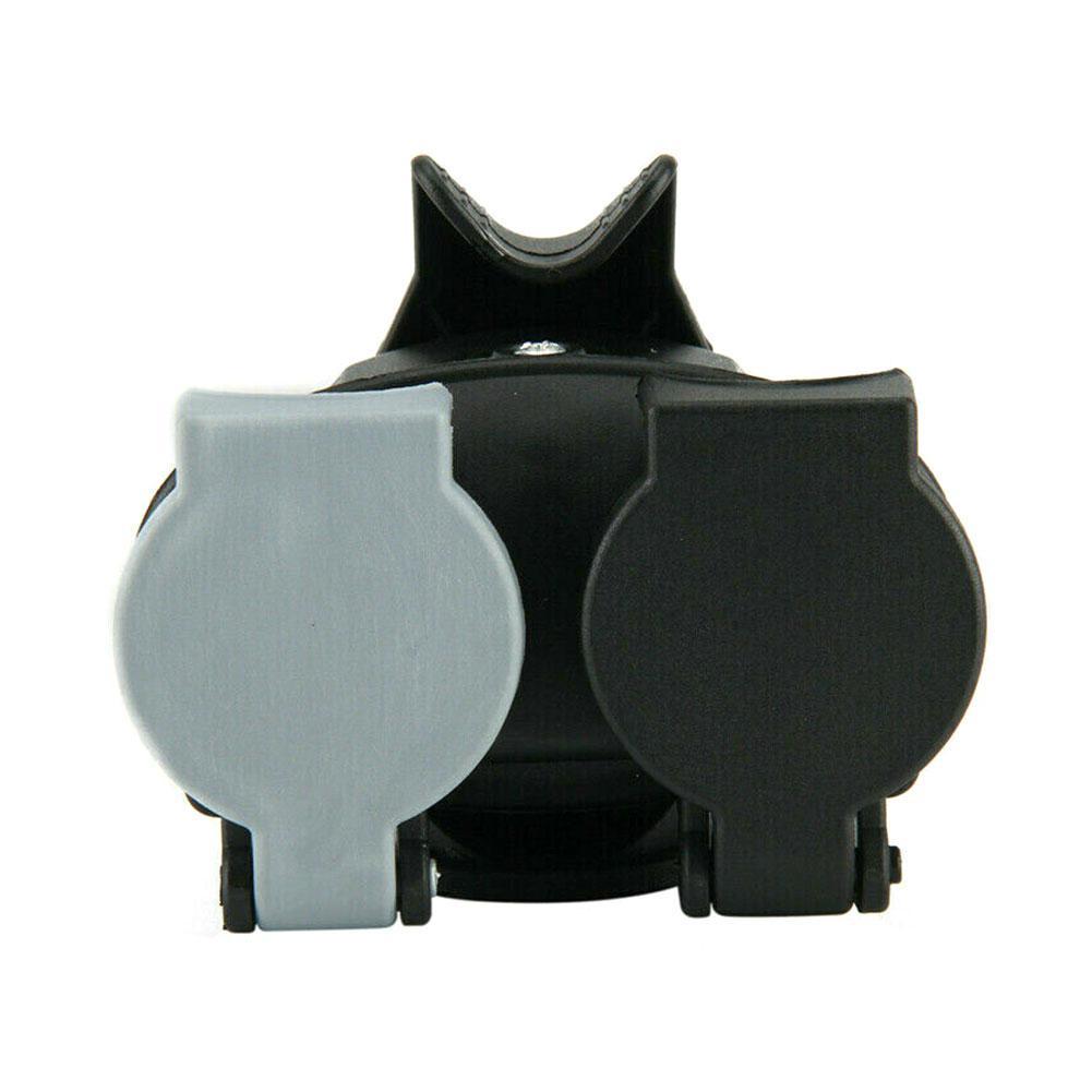 13Pin To 7Pin Trailer Caravan Light Board Extension Towing Plug Socket Adaptor 13 Pin Plug To Twin 7 Pin N