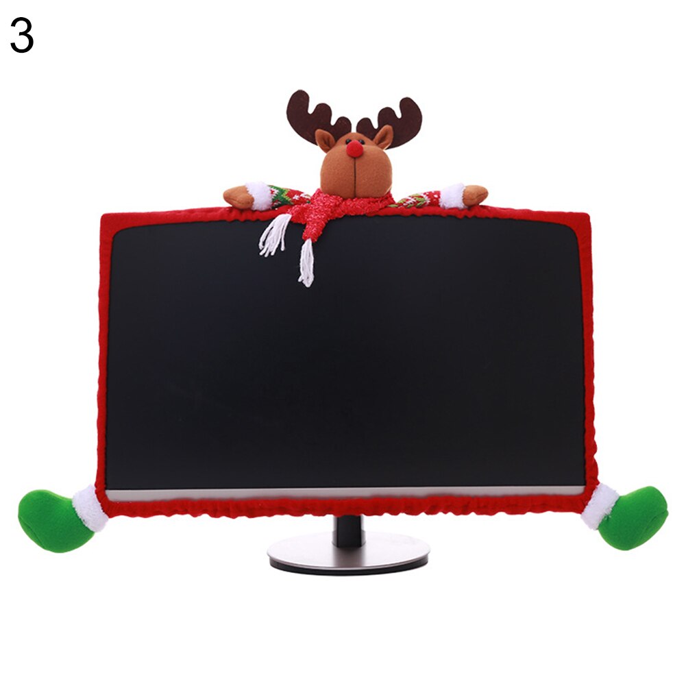 Xmas Kerstman Rendier Sneeuwpop Kerst Computer Sleeve Cover Decoratie Boost up Kerst met deze computer mouw: Elk