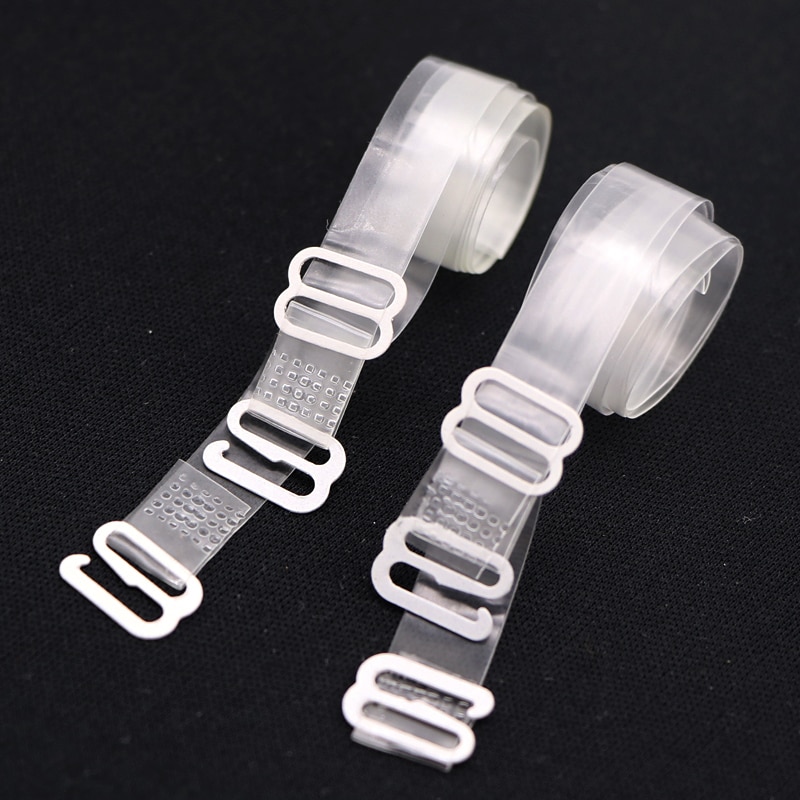 1 paar bh-bandjes verlengstukken transparante dames bh-schouderbandjes baldric verstelbare intieme accessoires plak-bh-accessoires pasties