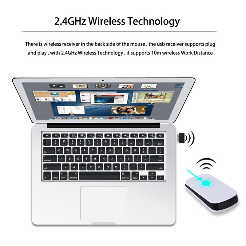 Touch Arc Wireless Mouse Ultra Thin USB 1200 DPI Optical Mini Slim Mause Gamer Mice Touch Wheel For Macbook PC Laptop Notebook