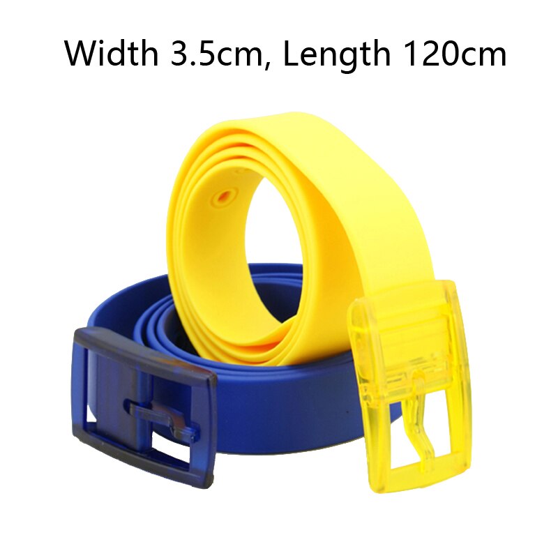 Candy Colors Jelly Rubber Plastic Buckle Belts Adjustable Unisex Women Men Silicone Belt Student Jeans Pants Straps Wristband