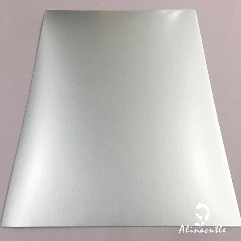 6 colors x 2sheet Cardstock Paper Card Stock Blue Satin A4 250gsm Scrapbooking paper pack craft pad Alinacraft