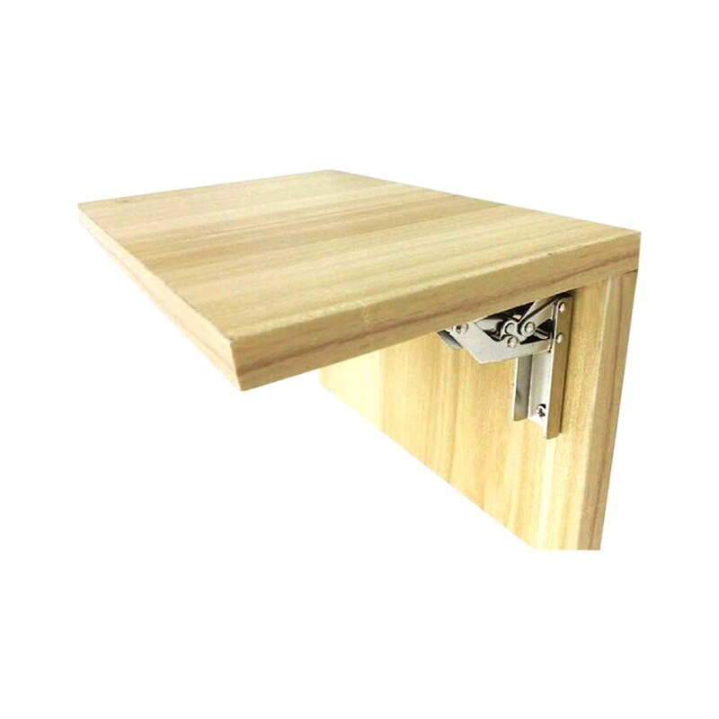 2 Stuks 90 Graden Vouwen Plank Scharnier Beugel Tafel Houder Scharnier Meubels Accessoires Vouwen Planken