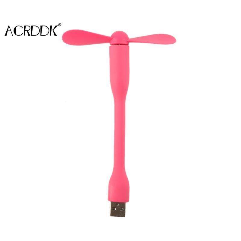USB Fan Flexible Portable Mini Fan and USB LED Light Lamp Xiaomi Book For Power Bank Notebook Computer USB Gadgets FL
