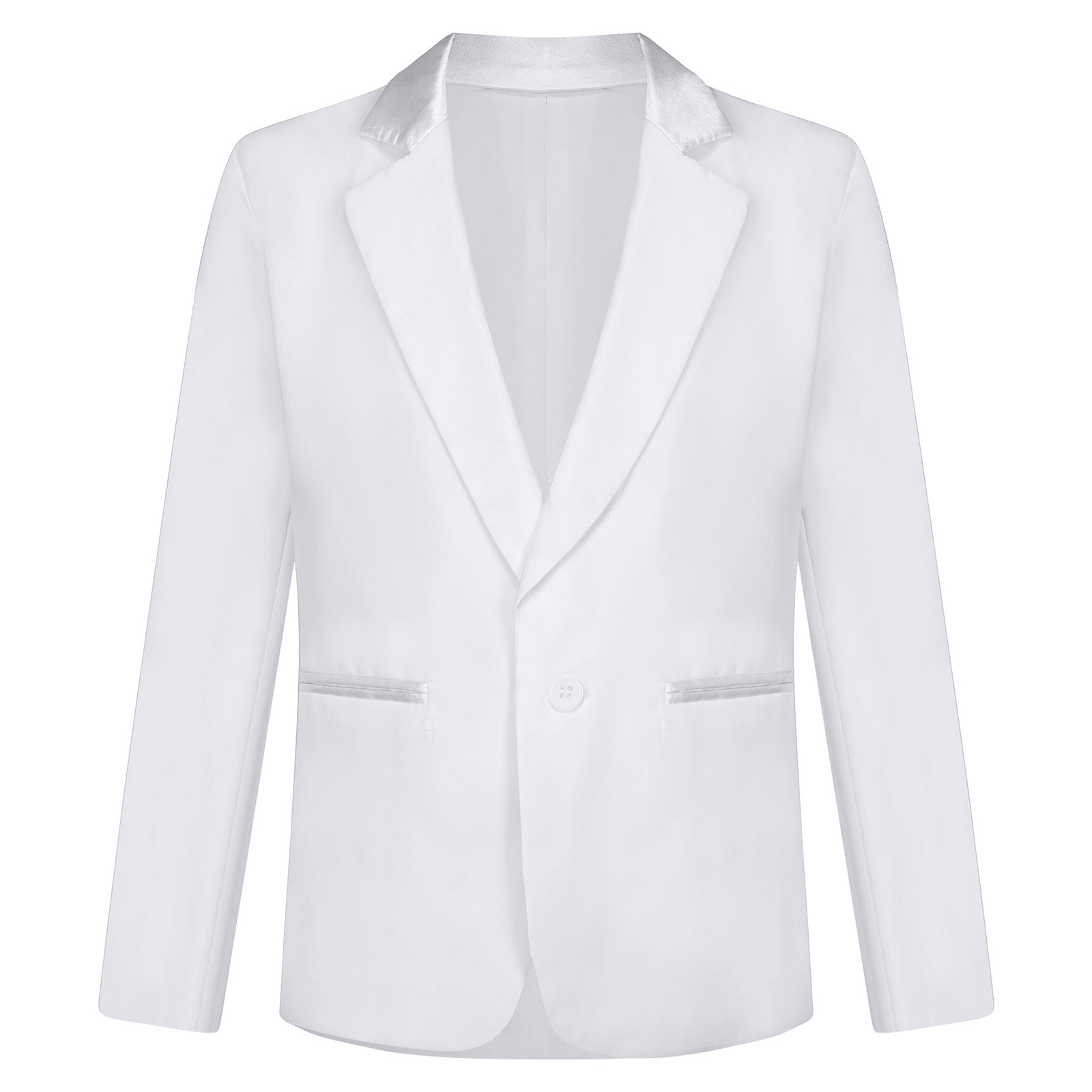 Traje de caballero para adolescentes, Blazer Formal de manga larga con solapa, ropa de abrigo para actuación en escenario de noche, boda, de cumpleaños, graduación: Negro / 2T