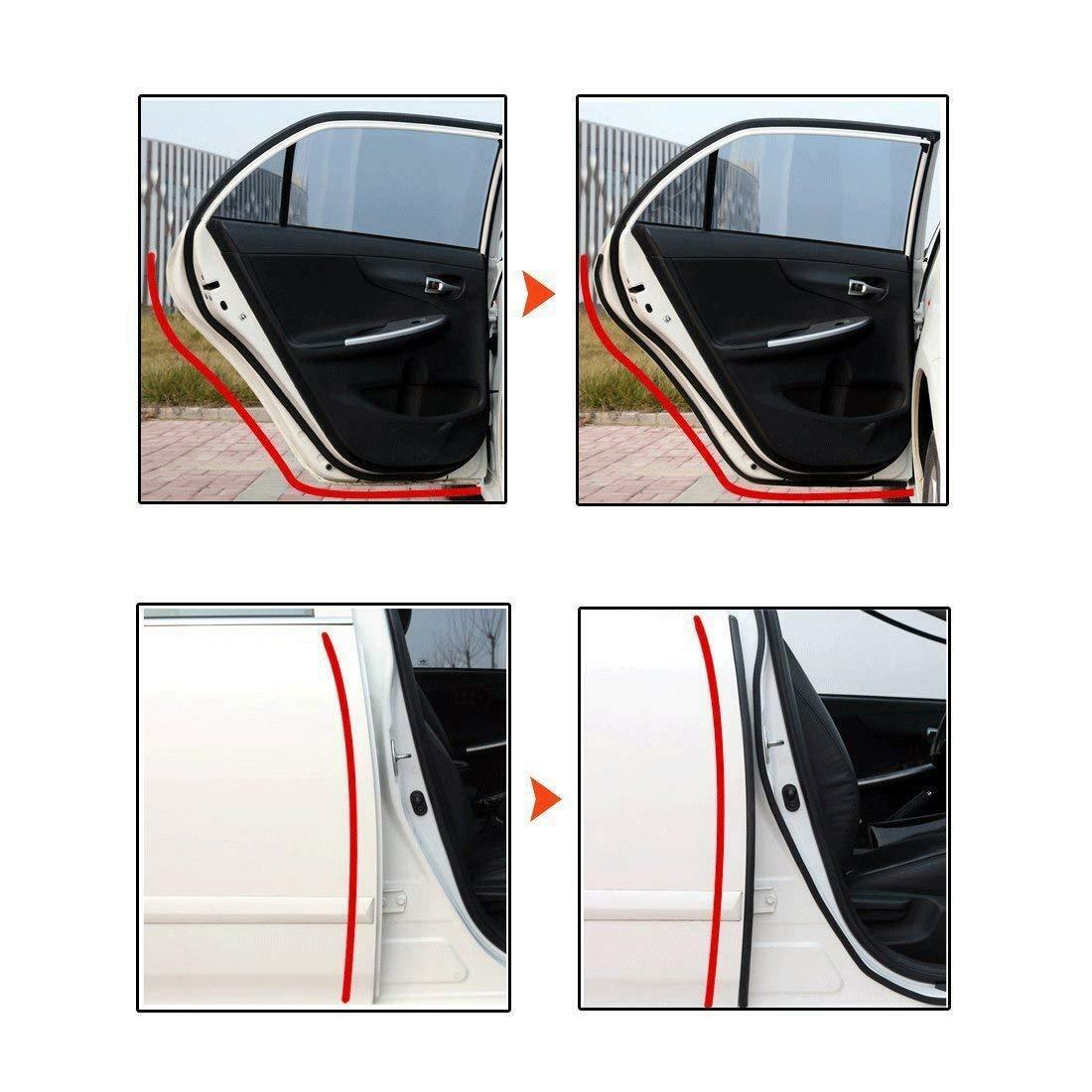 Tochtstrip afdichting holle strip kleine autodeur 1 st weerbestendig waterdicht