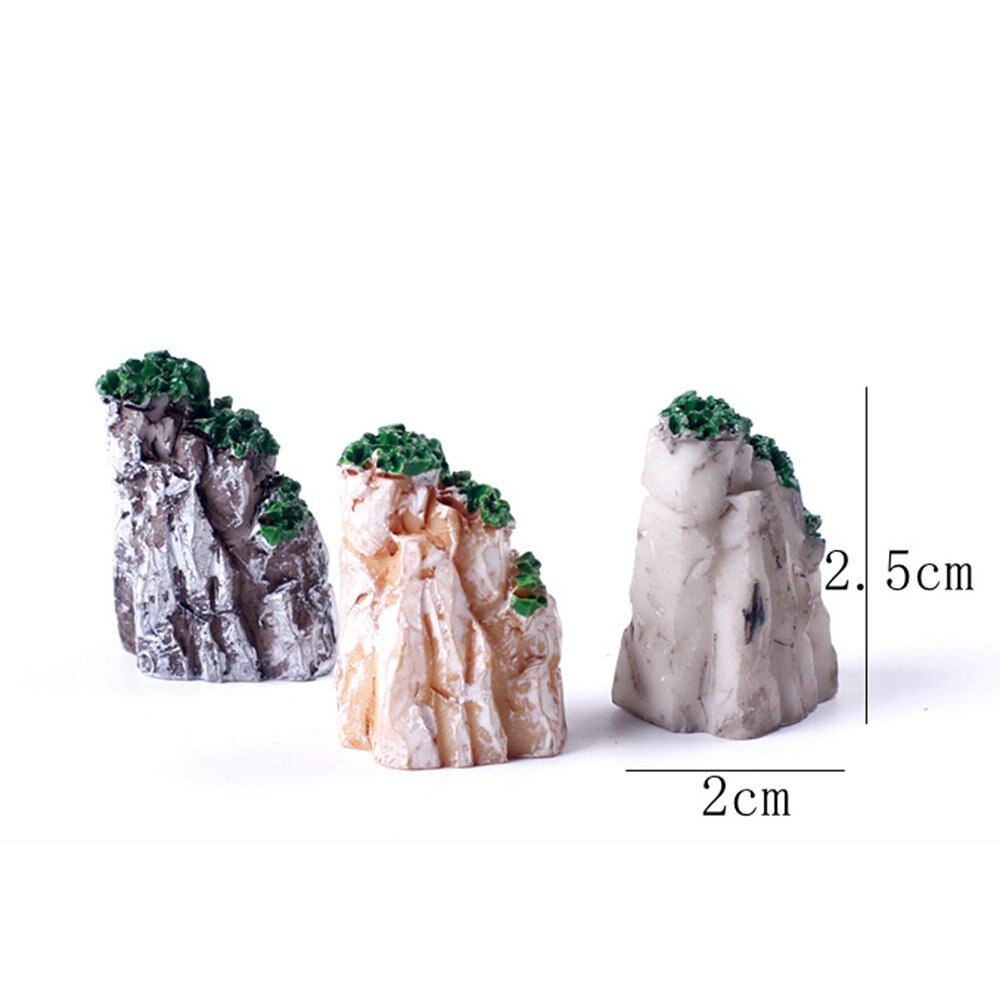5 kpl setti mini vuori minilelut bonsai koristeet kasvi puutarhanhoito puutarhatarvikkeet luonnonhartsi kodinsisustustarvike