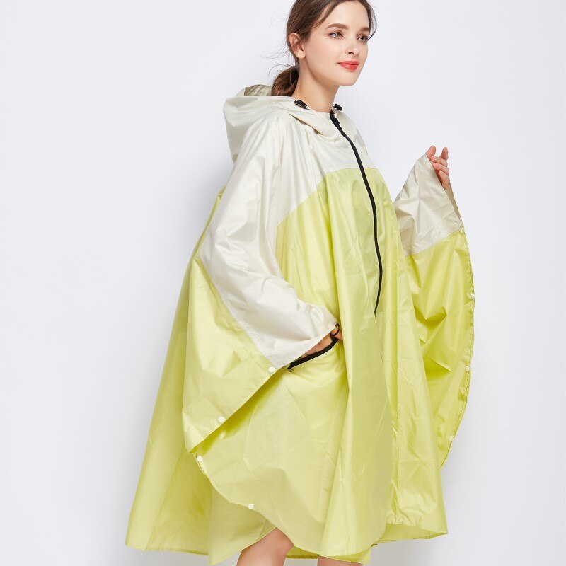 Mode Waterdichte Mantel Regenkleding voor Mannen en Vrouwen Volwassen Koreaanse Outdoor Mooie Regenkleding Rijden Enkele Windwear Wandelen: MULTI
