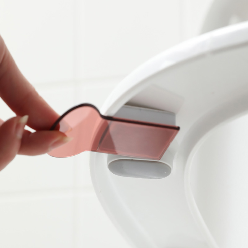 Sollevatore sedile WC portatile di colore nordico dispositivo di sollevamento WC autoadesivo evitare di toccare la maniglia del coperchio del water accessori per WC