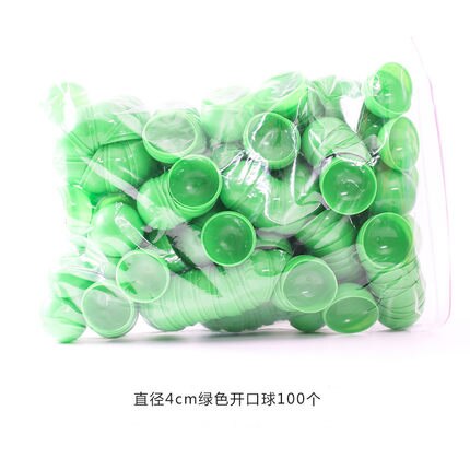 Balle de tennis multicolore, 100 pièces, 4cm, 8 couleurs, rouge, jaune, bleu, vert, blanc, rose: green