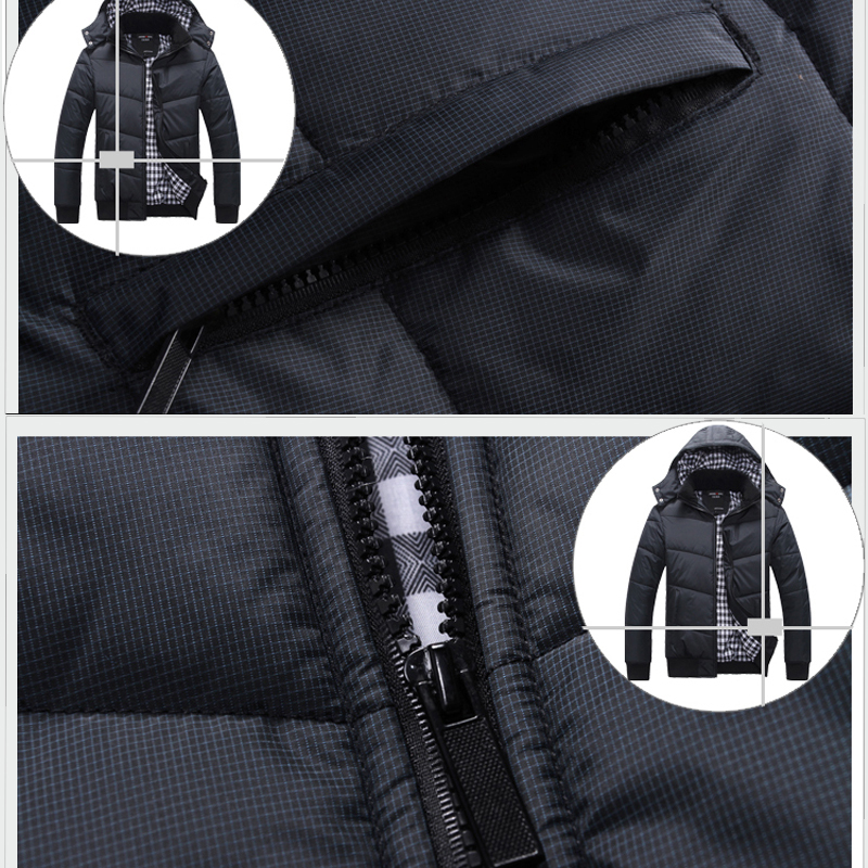 ¡Novedad! Chaqueta gruesa de invierno para hombre Premart, abrigo informal holgado con capucha para hombre, prendas de vestir cálidas gruesas a prueba de viento, ropa masculina de M ~ 4XL LK008