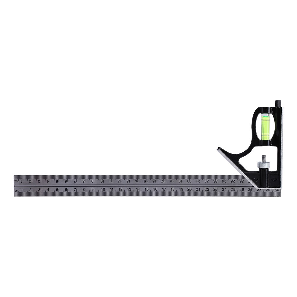 300mm 12 Inch Adjustable Engineers Combination Square Set Kit Right Angle Ruler GD Angle Ruler Measuring Tools Set