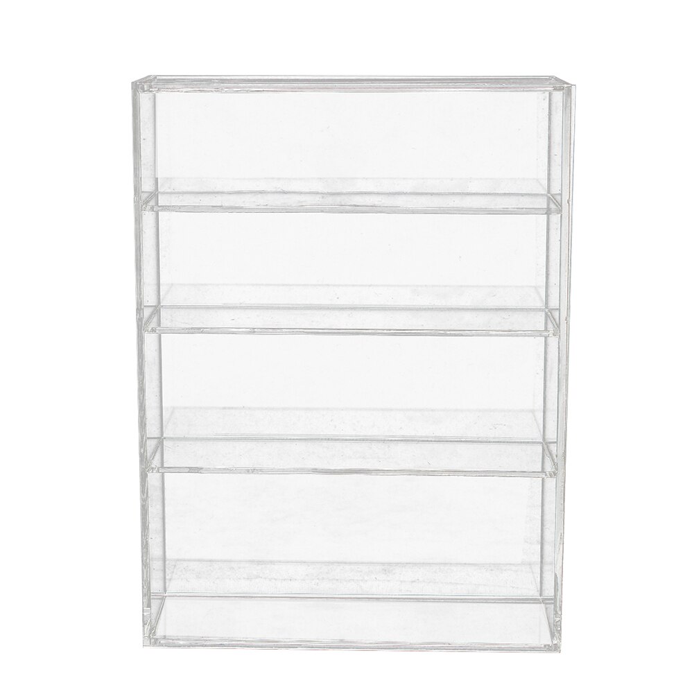 Four-Layers Sliding Door Acrylic Display Box Show Case for Mini Perfume Bottle