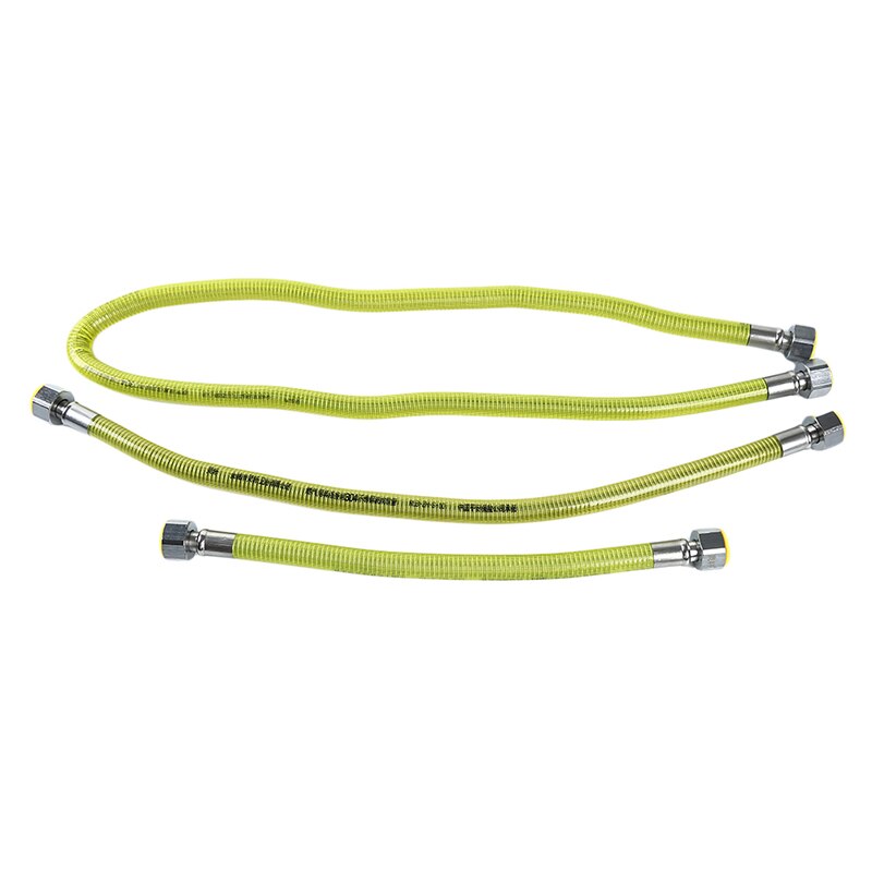 1Pc Metal Corrugated Hose 304 Stainless Steel Gas Pipe Natural Gas Gas Stove Gas Cooker Water Heater Accessories Multiple Models: 50cm socket - socket