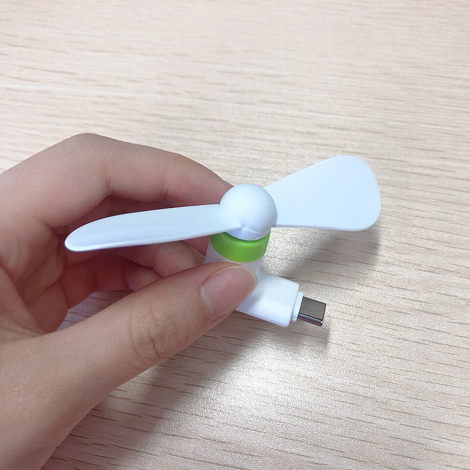 Portable Flexible Mini USB Fan Cooler USB Type C Cute Removable USB Gadgets Low power for Mobile Phone Powerbank PC Laptop