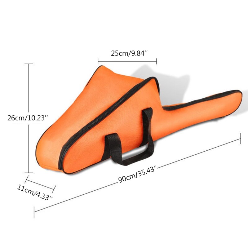 Funda protectora para bolsa de transporte de motosierra para sierra de cadena de jardín de hasta 18 pulgadas C90A