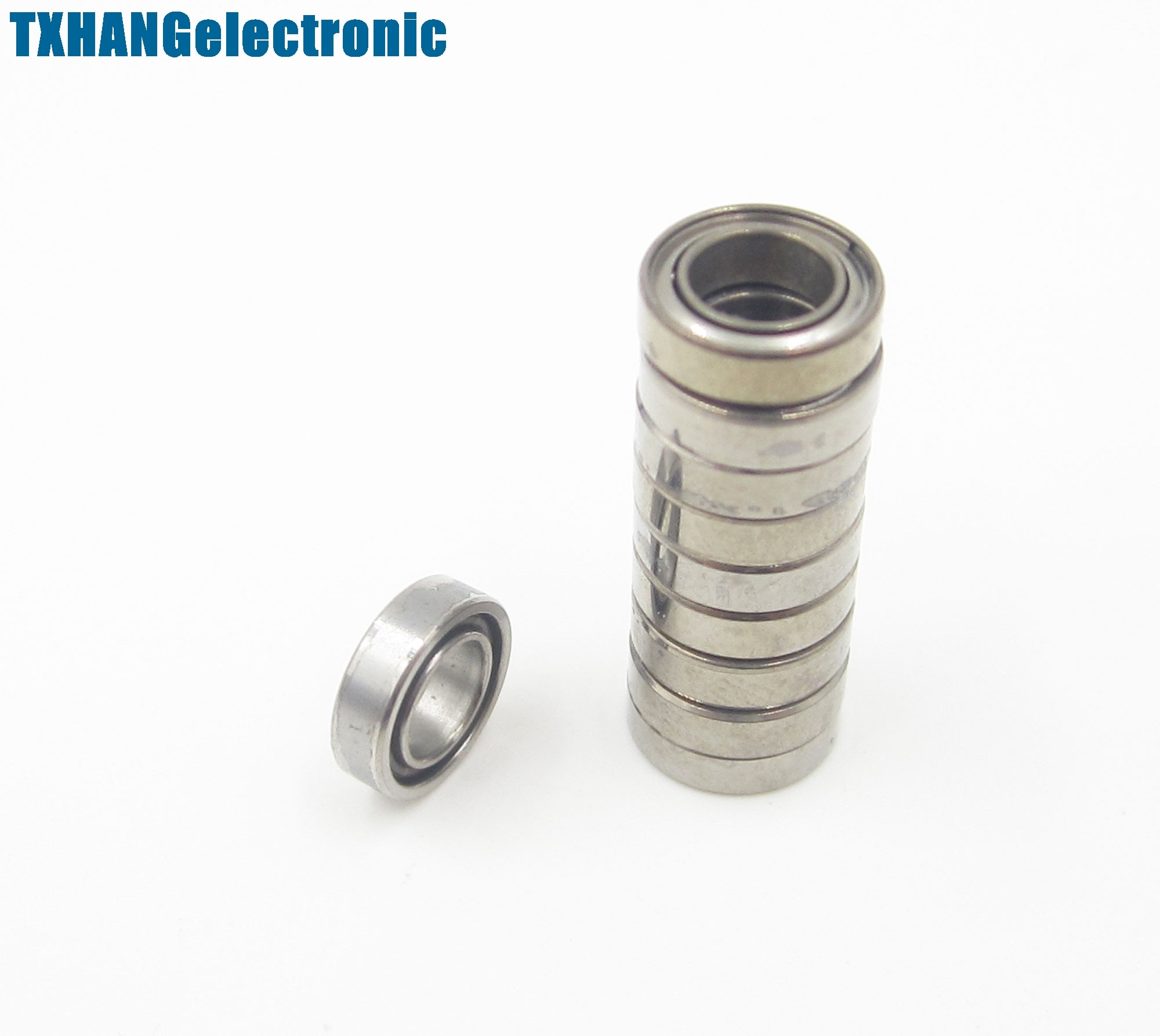 Aluminium Miniatur-Stehlager / Lagerbock AL KP001 - Welle: 12 Mm (silber Serie
