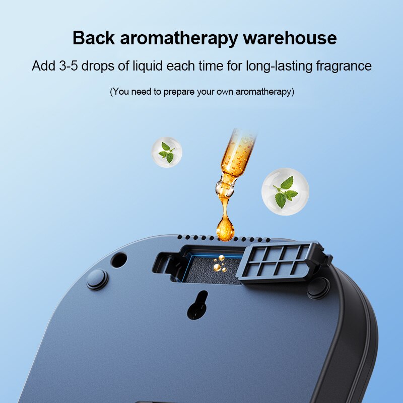 Purificador de aire para el hogar, generador de ozono con UV + aromaterapia, iones negativos, elimina el olor a humo de formaldehído, limpiador de aire