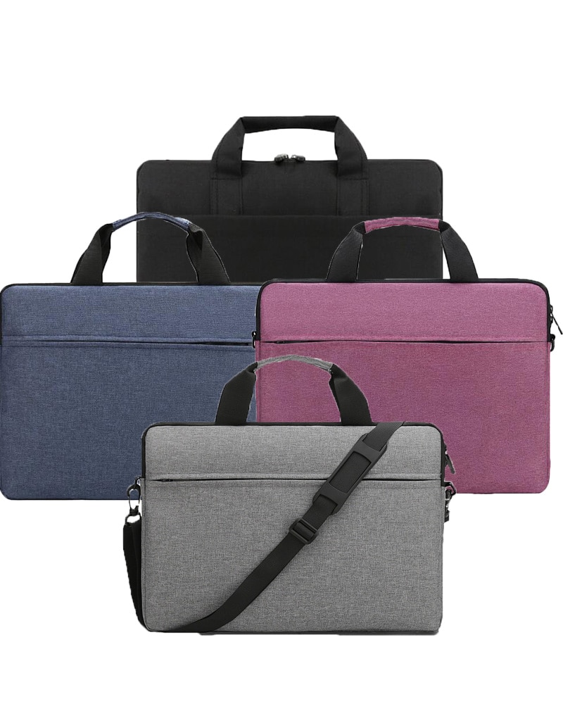 13 14 15 inch Laptop Bag Waterproof Notebook Case Sleeve For Macbook Air Pro Computer Shoulder Handbag Women Men Briefcase