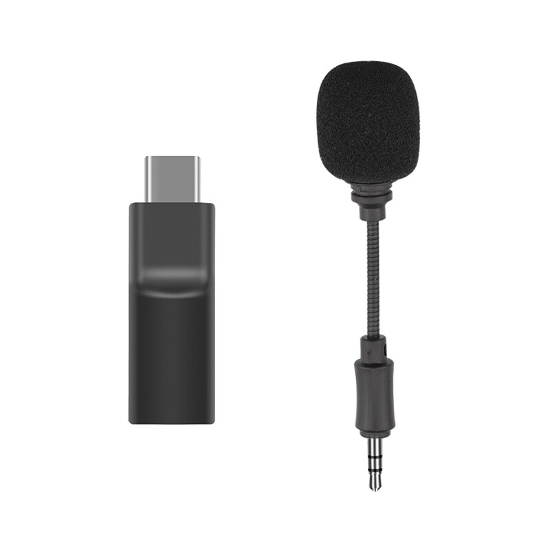 3.5mm adapter til dji osmo lomme mini lavalier klips mikrofon mikrofon lydadapter til osmo handling kamera forlengelse tilbehør: Kort til lommesett