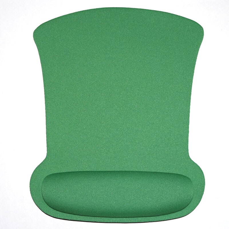 Tapis de souris de Gamer Durable et confortable en éponge, Support du poignet, tapis de souris pour ordinateur portable, nouveauté: green