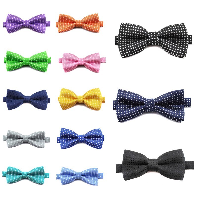 Cute Kids Bow Tie Children Candy Color Necktie Baby Boy Girl Wedding Dress Accessories Bowties