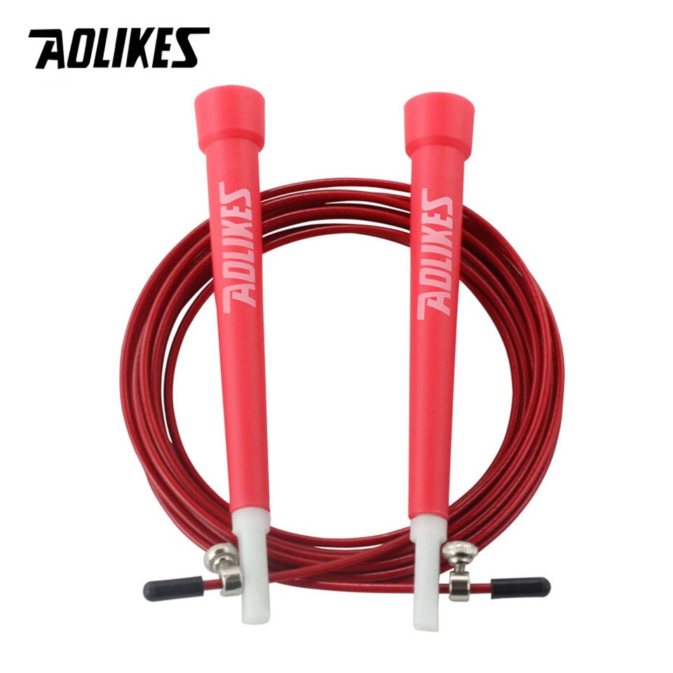 AOLIKES Crossfit szybka skakanka profesjonalna skakanka do MMA boks Fitness pomiń trening trening siłownia sprzęt treningowy