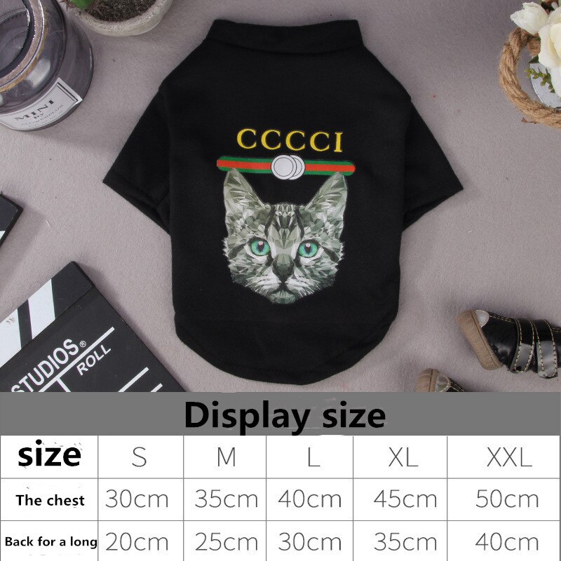 Thin fabric clothing for dogs cats teddy dog t-shirts soft for the summer Two-legged clothing for dog outside pet supplies
