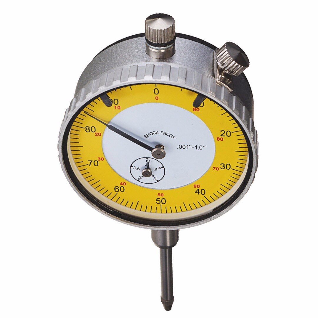 0.001"-1.0" Precision Dial Test Indicator Portable Lever Gauge Meter Mayitr Measuring Instrument Tool 115*55mm