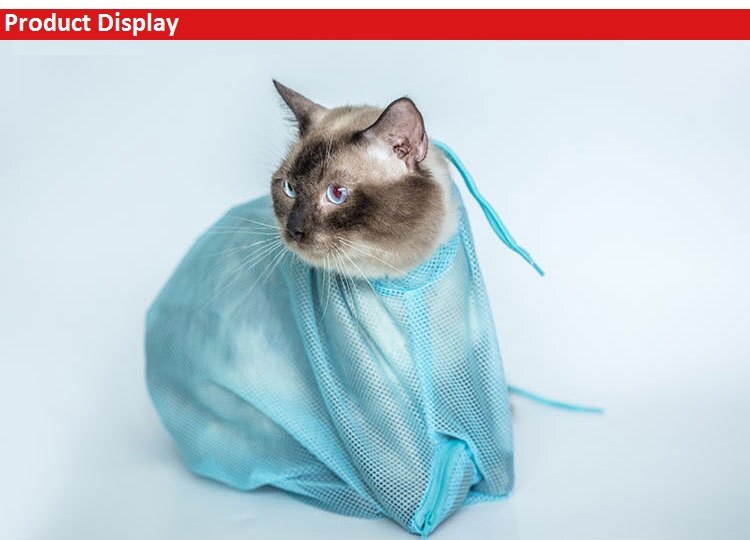 Sac Fourre-tout De Toilettage Roma Deluxe - Maille Bleue - Sans étiquette