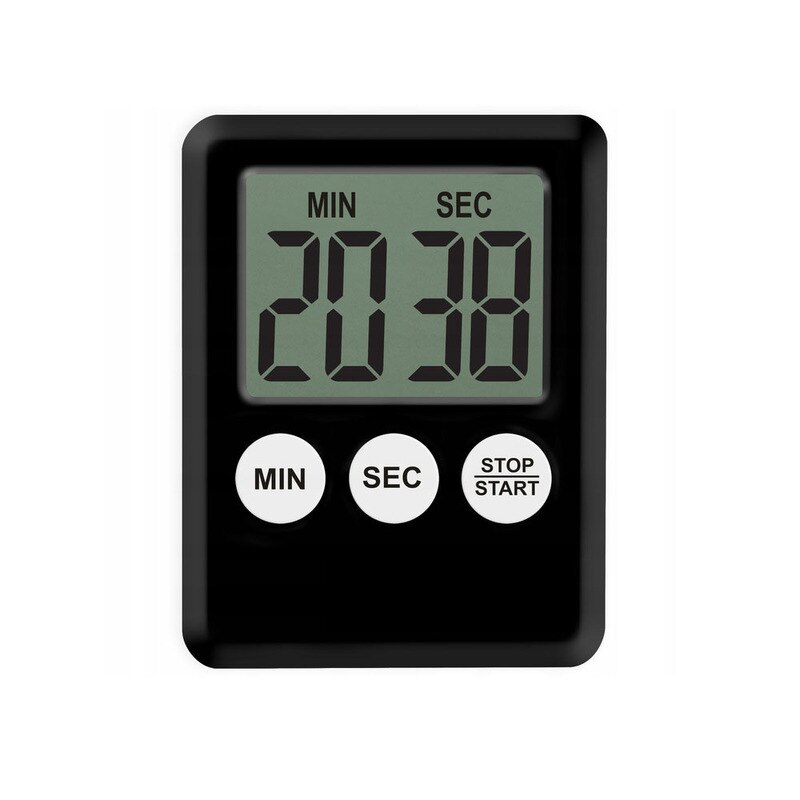 Mini LCD Display Electric Digital Kitchen Timer Loud Alarm Magnetic Backing Countdown Timer for Cooking Baking Exercise