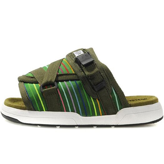Stor størrelse sneakers sandaler rem sport sommer 45 udendørs slides grønne plus herre mesh sko store strand hjemmesko kendt mærke: 36