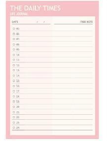 Korea Stationery Memo Notepad Month Day weekly planner Mini Notebook For Student Classmate stickers Office 365 plan: Candy color day