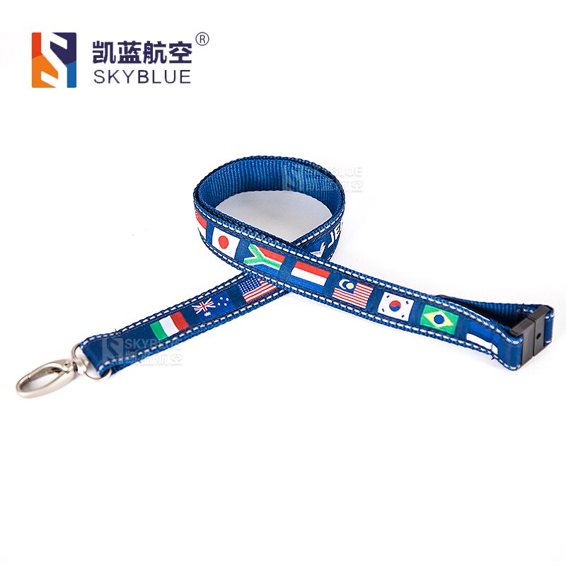 Nuovo Boeeing/Jeppesen Internazionale Universale Del Mondo di Bandiera Nazionale Cordino, multi-colore fionda per volo equipaggio di Cassa di Carta ID