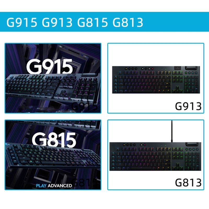 1Pair for logitech G915 G913 G813 G815 Mechanical Keyboard Parts Bracket Leg