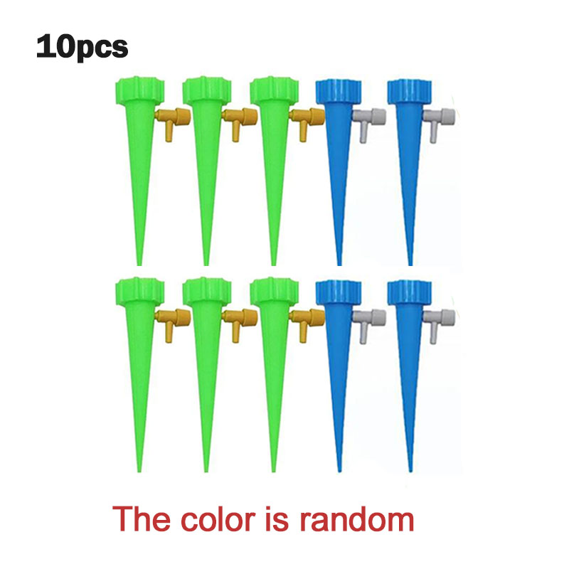 Automatiskt droppbevattningssystem självbevattningskit justerbara blomväxter växthus trädgårdstillbehör automatisk vattendroppar: Vinröd