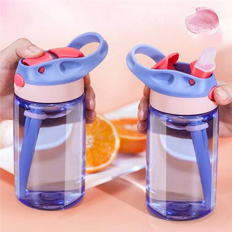 Bébé bouteilles d'eau infantile -né tasse enfants apprennent alimentation paille jus bouteille pour enfants
