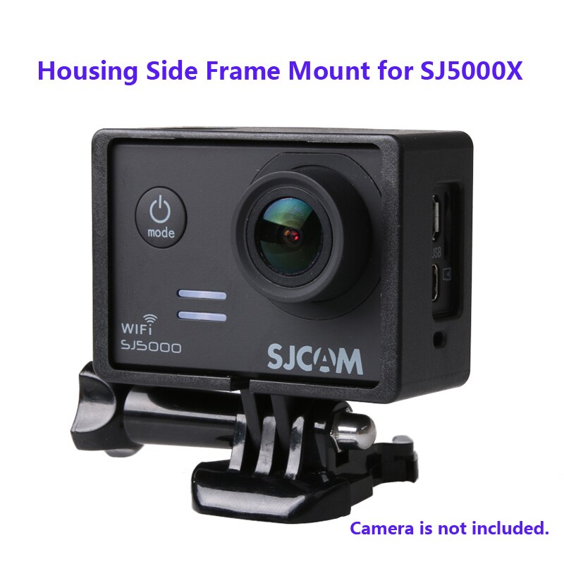 Carcasa protectora con montura lateral para cámara SJCAM SJ5000X WIFI + con Base y tornillos largos, accesorios SJ5000, !